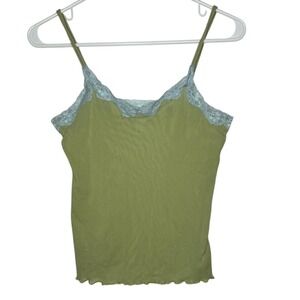 Vintage 2004 Old Navy Womens Sheer Lace Cami Sz S Fairy Y2K Club Schoolgirl